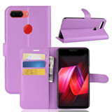 Oppo R15 Pro      Pu Wallet Case    [Purple]