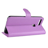 Oppo R15 Pro      Pu Wallet Case    [Purple]