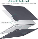 Apple MacBook Pro 13" (M2, 2022) A2338   Matte Hard Case    Black