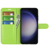 Galaxy S24Ultra      Pu Wallet Case    [Green]