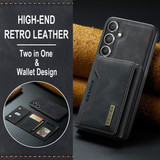 Samsung Galaxy S24+      Magnetic Wallet    Black