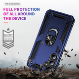Samsung Galaxy A55 5G      Military Armour Ring Case    Navy