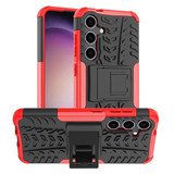 Samsung Galaxy S24      Heavy Duty Case    Red