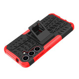 Samsung Galaxy S24      Heavy Duty Case    Red