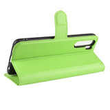 Oppo A91      Pu Wallet Case    [Green]