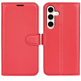 Galaxy S24+      Pu Wallet Case    [Red]