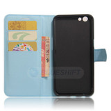 Oppo A77 (2017)      Pu Wallet Case    [Lightblue]
