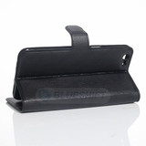 Oppo A77 (2017)      Pu Wallet Case    [Black]