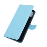 Oppo A15      Pu Wallet Case    [Lightblue]