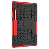 Samsung Galaxy Tab S9FE X510    Heavy Duty Case    Red