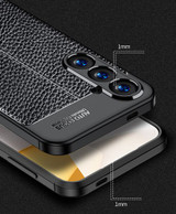 Samsung Galaxy S24      Leather Texture Case    Navy