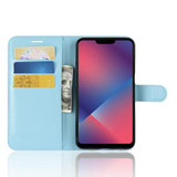 Oppo Ax5      Pu Wallet Case    [Lightblue]