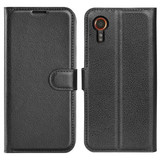 Galaxy Xcover 7      Pu Wallet Case    [Black]