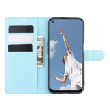 Oppo A52/A72      Pu Wallet Case    [Lightblue]