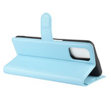 Oppo A52/A72      Pu Wallet Case    [Lightblue]