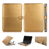 Apple MacBook Pro 15" Retina (2012-2015) A1398   PU Leather Case    Gold