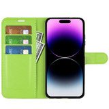 Iphone 15 Pro Max      Pu Wallet Case    [Green]
