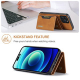 Apple iPhone 14 Pro Max Magnetic Wallet Brown