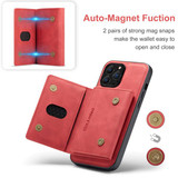 Apple iPhone 15 Pro Magnetic Wallet Red