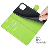 Iphone 14      Pu Wallet Case    [Green]