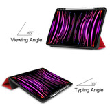 Apple iPad Pro 12.9" (6th Gen 2022)    Pen Holder Case    Red