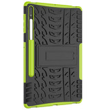 Samsung Galaxy Tab S9 FE+ X610    Heavy Duty Case    Green