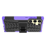 Samsung Galaxy S24Ultra      Heavy Duty Case    Purple