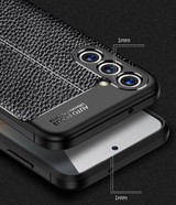 Samsung Galaxy M54 5G      Leather Texture Case    Navy