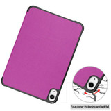 Apple iPad Mini 8.3" 2021 (6th Gen)    Tri-Fold PU Case    Purple
