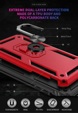 Apple iPhone SE (3nd Gen) Military Armour Ring Case RoseGold