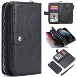 Apple iPhone 13 Mini Zipper Wallet Case Black