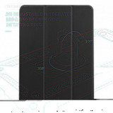 Apple iPad Air 10.9" (5th Gen, 2022)    Tri-Fold PU Case    Black