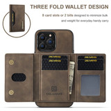 Apple iPhone 13 Pro Magnetic Wallet Coffee