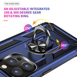 Apple iPhone 14 Pro Military Armour Ring Case Navy