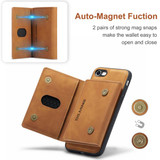 Apple iPhone 7 Magnetic Wallet Brown