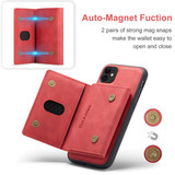 Apple iPhone 8 Magnetic Wallet Red