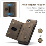 Apple iPhone 7/8/SE(2nd Gen) Magnetic Wallet Coffee
