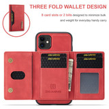 Apple iPhone 11 Magnetic Wallet Red