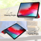 Apple iPad Pro 11 2018 (1st Gen)    Tri-Fold PU Case    Red