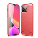 Apple iPhone 13 Pro Max Carbon Fibre Case Red
