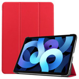Apple iPad Air 4    Tri-Fold PU Case    Red