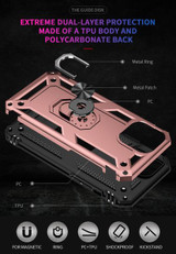 Apple iPhone 13 Pro Max Military Armour Case RoseGold