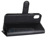 Iphone X/Xs      Pu Wallet Case    [Black]