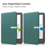 Kindle Touch 6" (11th Gen 2022) Folio PU Leather Case Teal