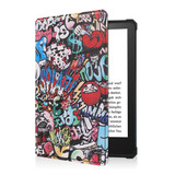 Kindle Paperwhite 2021 (11th Gen) Designer Folio Case Graffiti