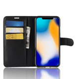 Iphone Xs Max      Pu Wallet Case    [Black]