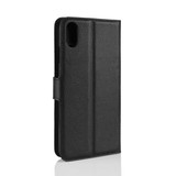 Iphone Xs Max      Pu Wallet Case    [Black]