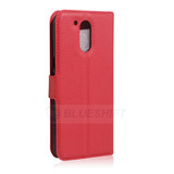 Moto G4/G4Plus      Pu Wallet Case    [Red]