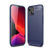 Apple iPhone 13 Carbon Fibre Case Navy