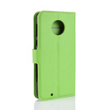Moto G6      Pu Wallet Case    [Green]